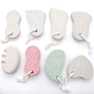 China Natural Dead Skin Beauty Tools Set Foot Scrubber Calluses Remover Heels Smoother File Pumice Stone à venda