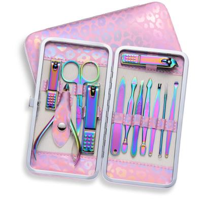 Κίνα Stainless Steel Beauty Tools Set Professional Pedicure Kit Rainbow Color Nail Clippers Kit προς πώληση