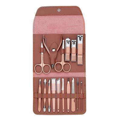 中国 Fashion Flip Case Manicure Pedicure Set Stainless Steel Nail Clippers Manicure Tool Pedicure Nail Scissor Travel Set 販売のため