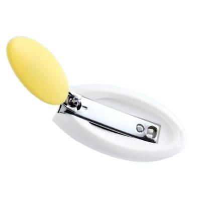 中国 Eco Friendly Color Steel Nail Clipper Safe Cute Mini Rounded Tip Fancy Baby Nail Clipper 販売のため