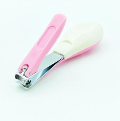 中国 Cute Color Infant Nail Clipper Steel Nail Clipper Long Grip Safe Round Edge Baby Finger Nail Clipper 販売のため