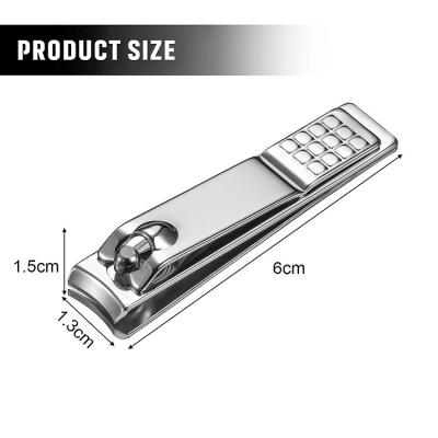 中国 Cheap Price Stainless steel medium size thick toe nail silver black color nail clipper trimmer 販売のため