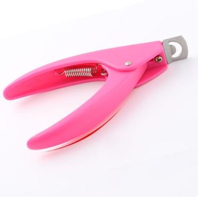 中国 U shape heavy duty beauty saloon nail trimmer straight round edge nail clipper for lady 販売のため