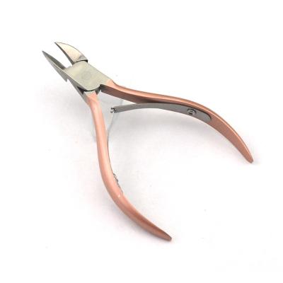 中国 Stainless steel rose gold dead skin pliers nail orthosis nail groove special nail clipper olecranon 販売のため