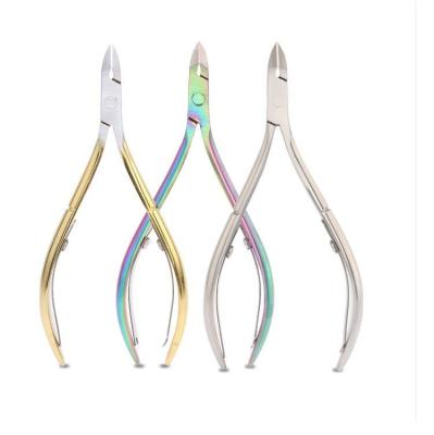 中国 professional Stainless Steel Manicure nail care dead skin trimmer cuticle nail nipper 販売のため