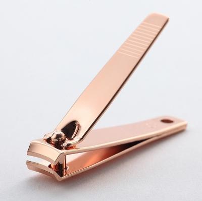 China Cheap Set Pink Toe Clippers Manicure Pedicure Straight Edge Korea Rose Gold Nail Clipper en venta