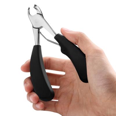 中国 Heavy Duty Wide Jaw Strong Blade Black Foot Cuticle Toe Nail Clipper 販売のため