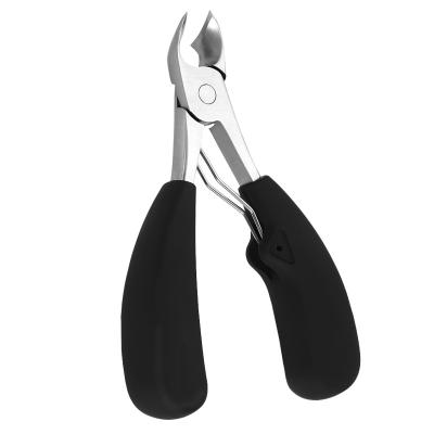 China Black Foot Cuticle Scissors Pliers Feet Care Toe Nail Clippers Trimmer Cutters Paronychia Nippers Manicure Remover Tool NT117 zu verkaufen