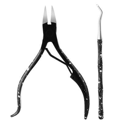 Chine Black Toenail Cuticle Nail Clipper Steel Nail Clipper Ingrown Nail Art Cuticle Nipper Clipper Plier Tool à vendre