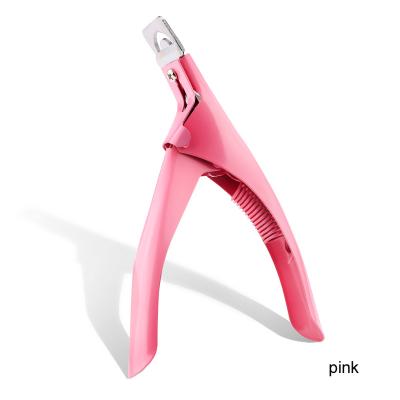 China Special U Shape Cuticle Nail Clipper Steel Nail Clipper Color Nail Art Acrylic False Nail Tip Clipper à venda