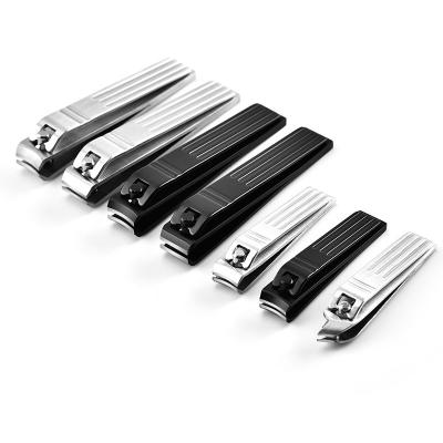 중국 Straight Edge Steel Nail Clipper Stainless Steel Black Coated Large Size Nail Clipper Trimmer 판매용