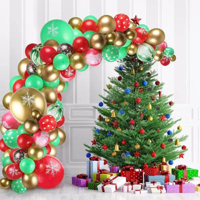 China Christmast Ornament New Design Christmas Balloon Set Christmas Party Decoration Christmas Balloon Garland Arch for sale