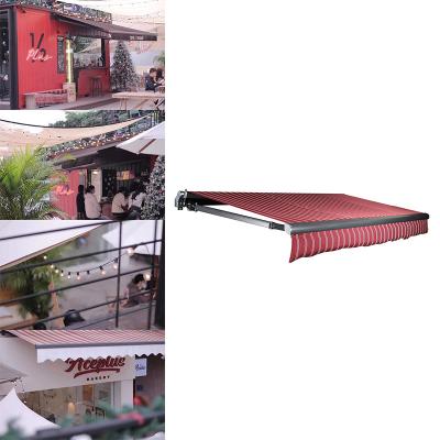 China Price Anti-UV Electric Remote Control Retractable Tent Garden Tent Outdoor Sun Shade Shelter for sale