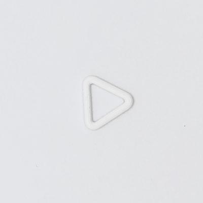 China 1cm Nylon Coated Triangle Lingerie Rings for sale