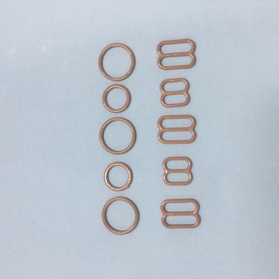 China SGS Swimwear Buckle Bra Ring Adjuster Alloy With Nylon Coated for sale