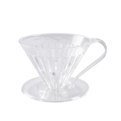 China New Viable Styles Bartender Tools Plastic Coffee Filter Cup 2-4 Cup Pour Over Coffee Maker Coffee Spout for sale