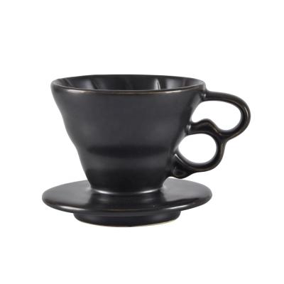 China Viable Bartender Accessories Coffee Dripper Dripper Ceramic Coffee Filter Cup Pour Over Coffee Maker for sale