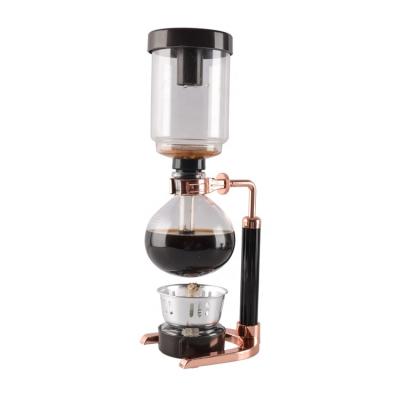 China CAFEMASY Coffee Siphon Viable Espresso Siphon Customized Coffee Maker Metal Home Coffee Siphon 3 Cups for sale