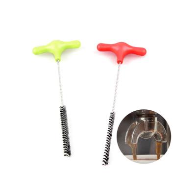 China Viable Hot Selling Coffee Tools Plastic Coffee Machine Cleaning Brush Coffee Grinder for sale