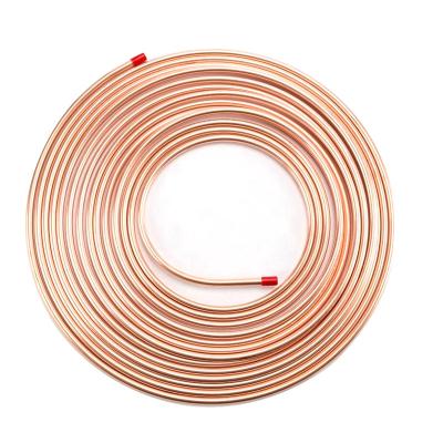 China Air Condition Or Refrigerator Temper Manufacturers Price Refrigeration Hard Copper Tube 99.9% Pure Copper Tube for sale