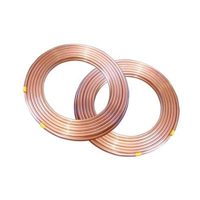 China Air Condition or Fridge Factory Wholesale Customized 12mm 15mm 22mm 1/8 1/4 3/8 5/8 3/4 High Pressure Airline Copper Tube water for sale