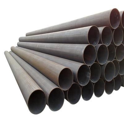 China Liquid Pipe Cold Rolled Seamless Welding Black Mild Carbon Steel ERW Pipe / Tube for sale