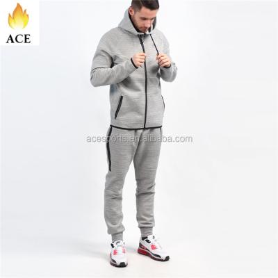 China 250 gsm single woven fabric; custom fall sublimation sports tracksuits, plain zipper up hoodies and pants for men, running sportswear for sale