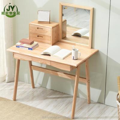 China New Style Eco - Friendly Wooden Dressing Table , Modern Makeup Vanity Table With Mirror for sale