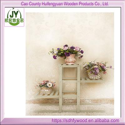 China High Quality Solid Wood Flower Shelf Iron Flower Shelf Models Wooden Flower Shelf for sale