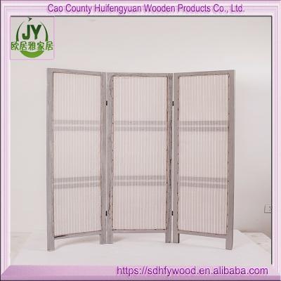 China Hot Sale Solid Wood Folding Screen Room Divider Cardboard Folding Screen Door for sale