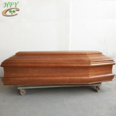 China European Italian style cheap wooden coffin with carvings for sale for sale