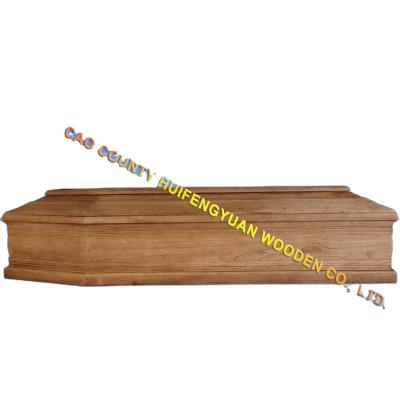 China Factory Wholesale European Style Wooden Funeral Caskets Caskets Cheap Price for sale