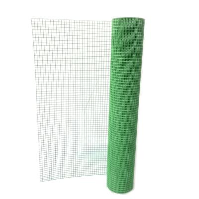 China Light Green Welded Powder Coated Mesh Hole Size 12x12mm Traditional Light Green Vinyl Wire Coated for sale