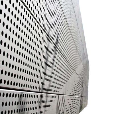 China Durable Galvanized And Painted Perforated Steel Panels Metal Sheet For Noise Barrier for sale