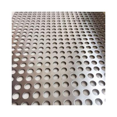 China Hot Sale Plain Weave Stainless Steel Small Round Hole Perforated Metal Sheet For Fencing for sale