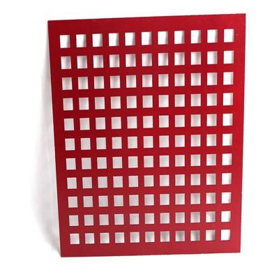 China Plain Weave Stainless And Galvanized Metal Mesh Sheet With Square Rectangular Perforated Hole for sale