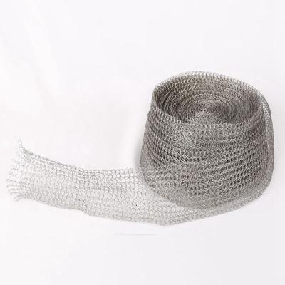 China High Working Pressures Factory Direct Sale 40-600mm Width Galvanized Iron Wire Knitted Wire Mesh Screen for sale