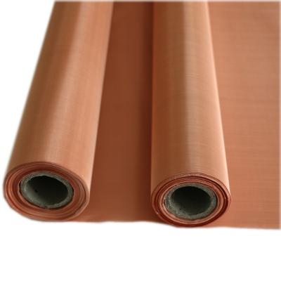 China Filtration Factory Direct Sale 250 Mesh Wire Diameter 0.045mm Copper Wire Mesh For Decorate Facade for sale