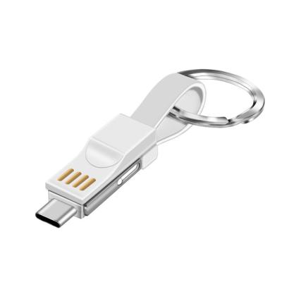 China MP3/MP4 Player 2022 Promotional 3 in 1 Portable Magnetic USB Cable Mini Keychain 2A Fast Charging Cable for sale