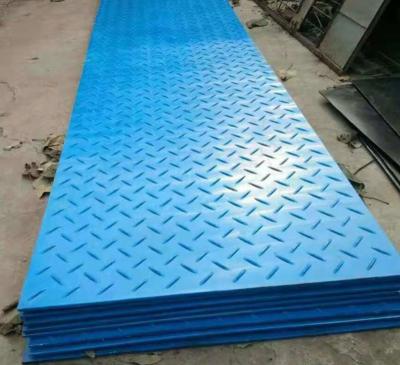 China Wear Resistant Easy To Clean Polyethylene Material Ground Construction Pad HDPE Pad Mats for sale