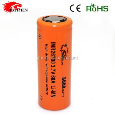 China IMR 26700A 3000mah Power Cells 26700 Li-ion Battery 3.7v 3000mah 3600MAH CN; GUA Limno2 IMREN 3600MAH for sale