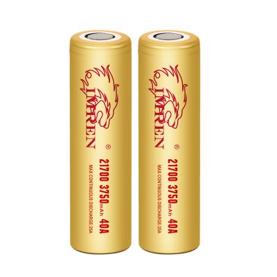 China Cool Running Toys IMREN 21700 3750mah 40a 3.7v Battery Cell Lithium Ion for sale