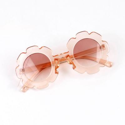 China Fashion Sun Glasses Flower Kids Sunglasses Boys Girls Round Lovely Kids Baby Sun Glasses UV400 Gafas De Sol Mujer for sale