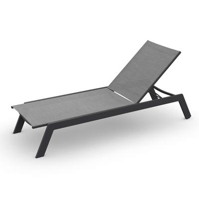 China Minimalist Convertible Bed Outdoor Garden Resort Sun Lounger Patio Sun Lounger Beach Couch Chairs for sale