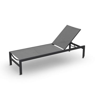 China Outdoor Garden Eco-friendly High Quality Aluminum Outdoor Beach Lounger Recliner Sun Couch Sun Pool Bath Furniture Sunbed Chair for sale