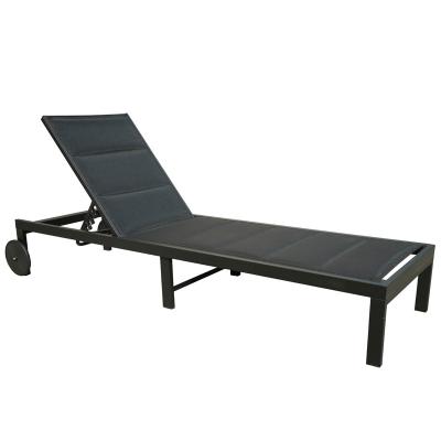 China With Quick Dry Foam Quilted Modern Lounge Chair With Folding Bed Garden Pool Metal Sun Quick Dry Padded Sofas Outside Furniture Deck Chair for sale
