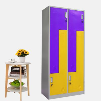 China (Others)Adjustable Custom Color Retail Lockers Clothing Z Metal Cloakroom Lockers for sale