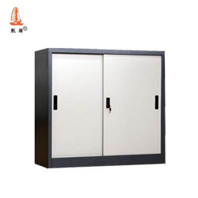 China (Size)Half Height Adjustable Sliding Door Metal Filing Cabinet Underdesk Iron Closet Designs For Office for sale