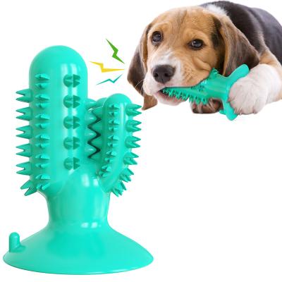 China Rubber Dog Toys Kong Antistress Indestructible Chewing Toothbrush Suction Toy Rubber Cup Squeaker For Small Medium Large Dogs Games for sale