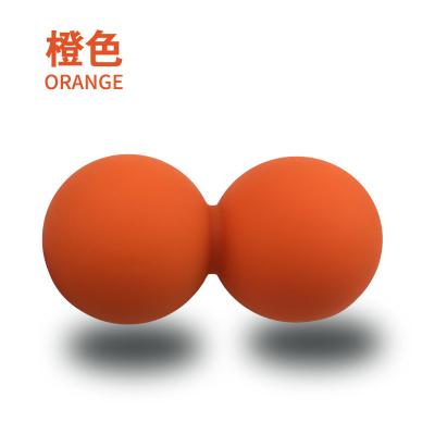 China Durable OEM Silicone Peanut Fitness Yoga Ball Anti Slip Massager for sale